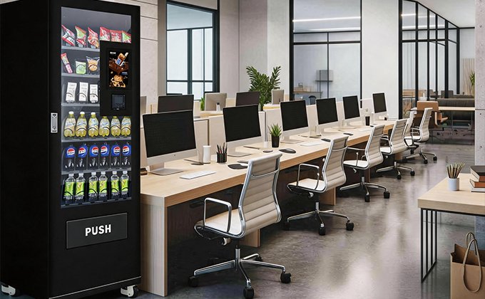 Singapore Office Retail Project — M1 Mini Vending Machine
