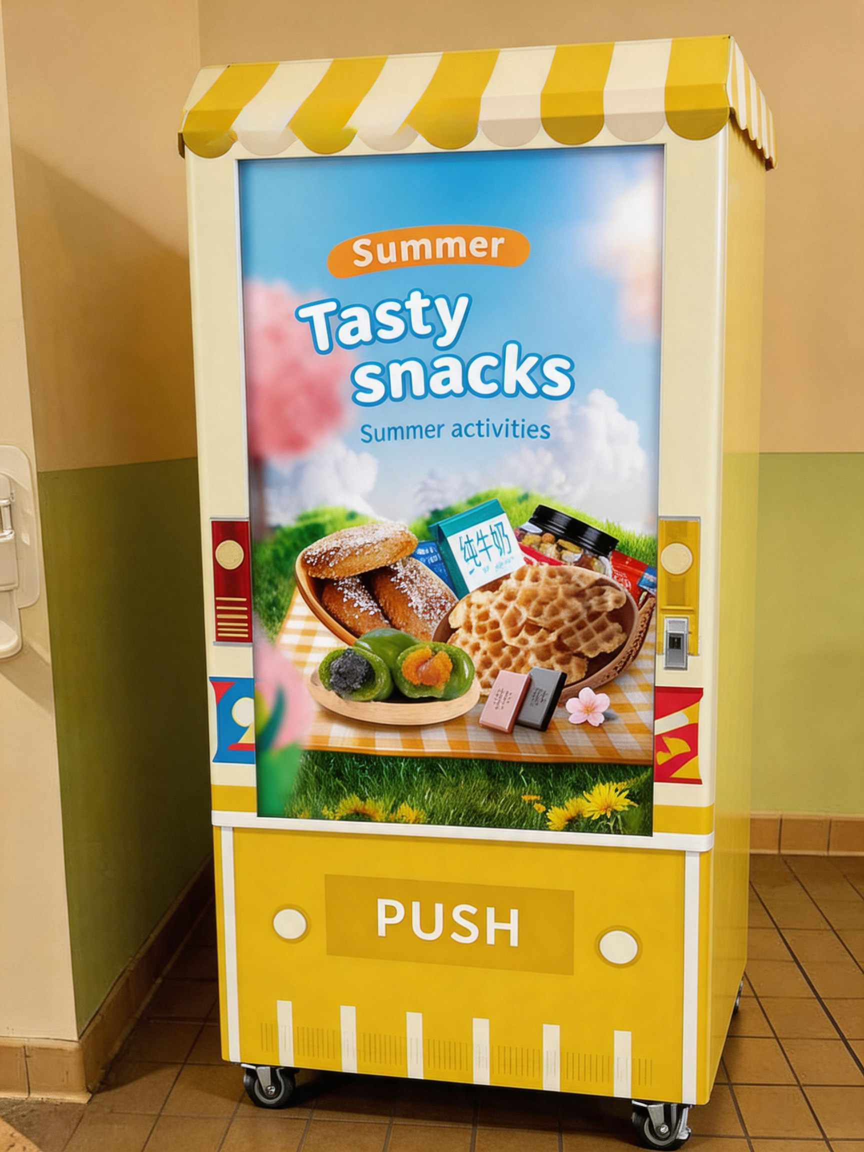 American T1 55-Inch Large Screen Soda Vending Machine