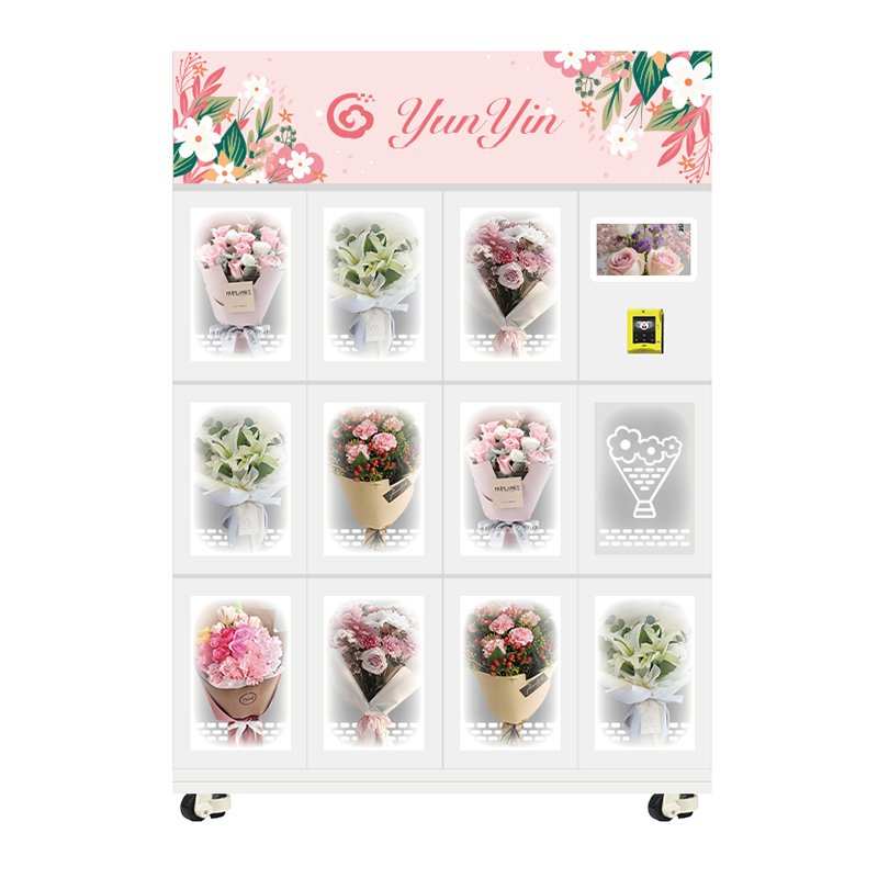 P3 10.1-inch Touchscreen Flower Vending Machine