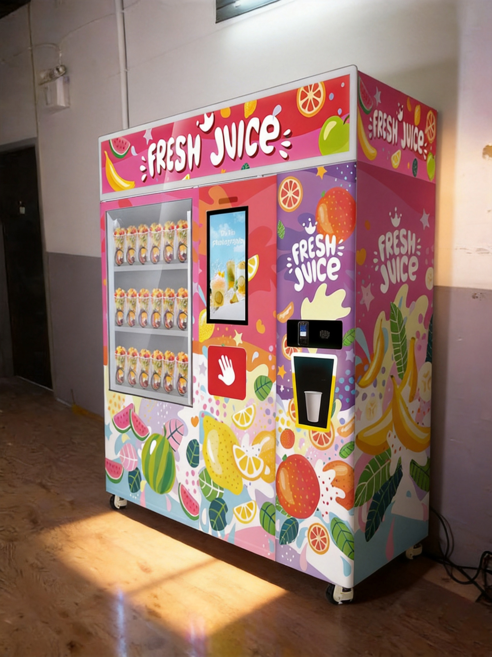 Singapore:S10 | Frozen Fresh-Squeezed Smoothie Vending Machine