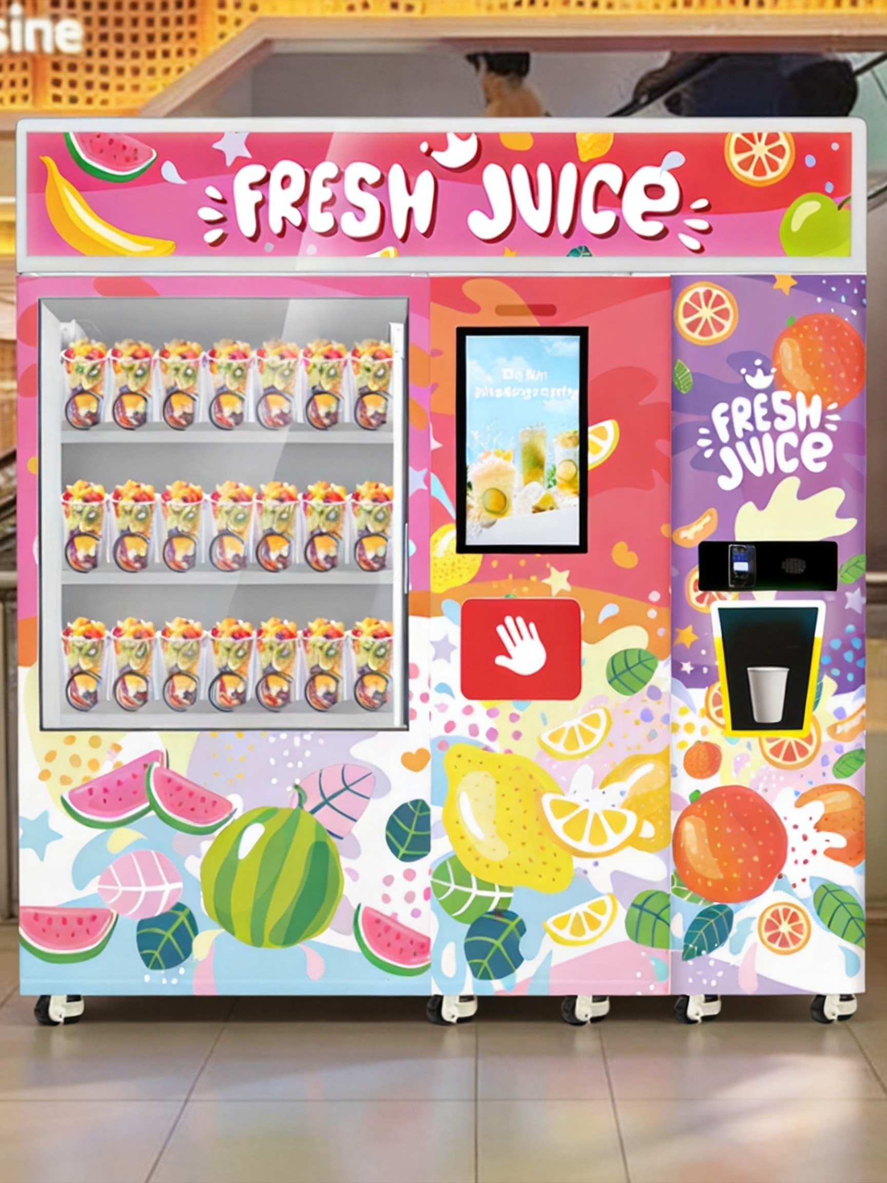 Thailand:S10 | Frozen Fresh-Squeezed Smoothie Vending Machine