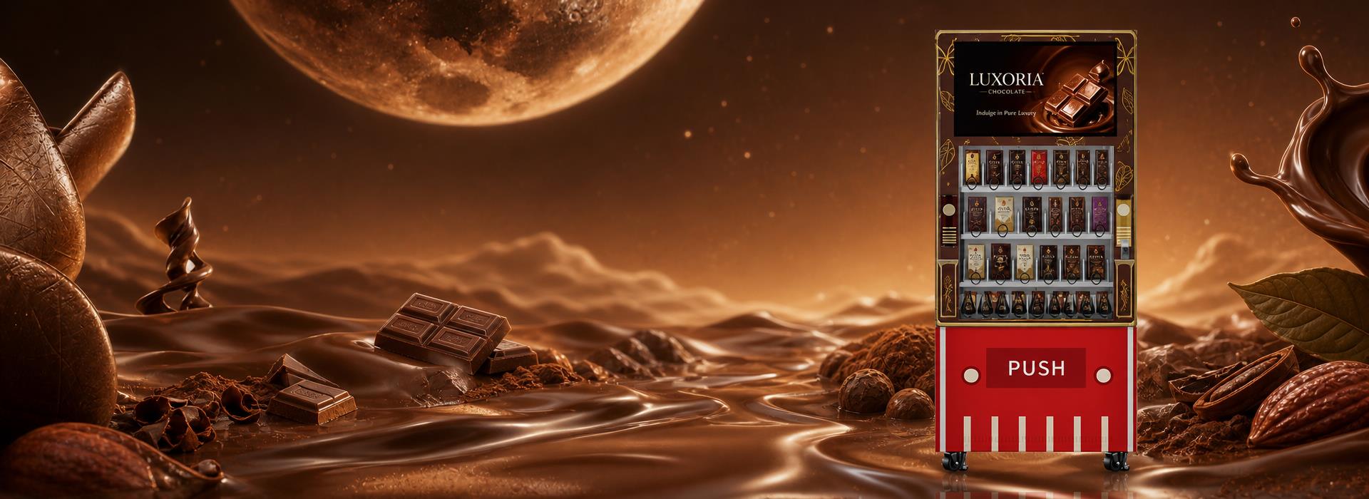 Chocolate vending machine, creating an efficient and unmanned chocolate sales solution