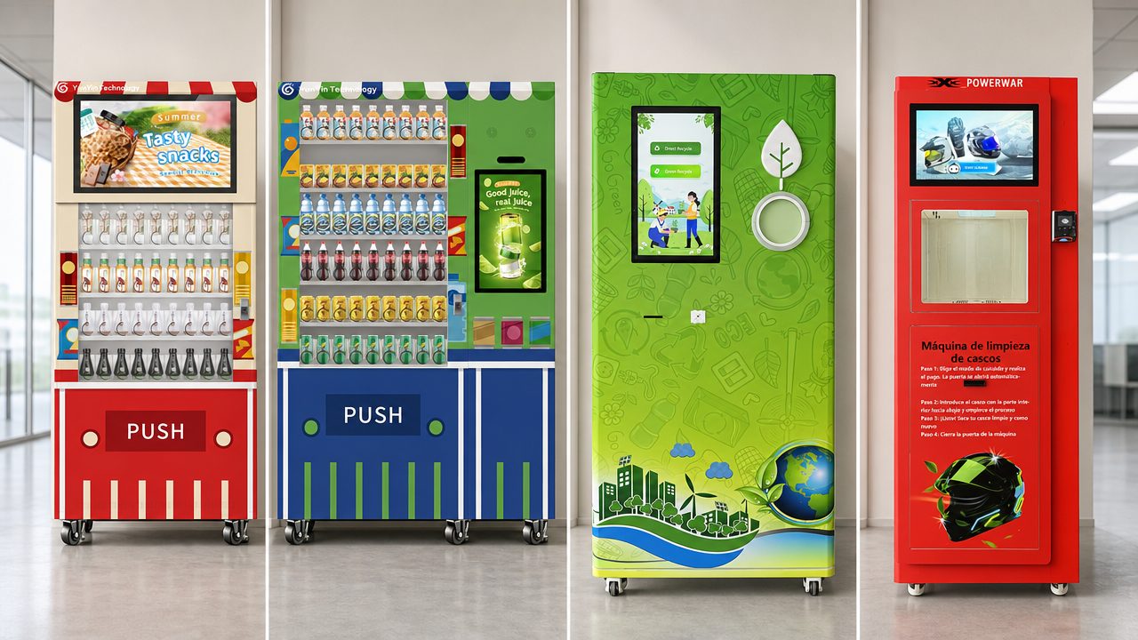 Common Types of Vending Machines Categorized by Product Type 