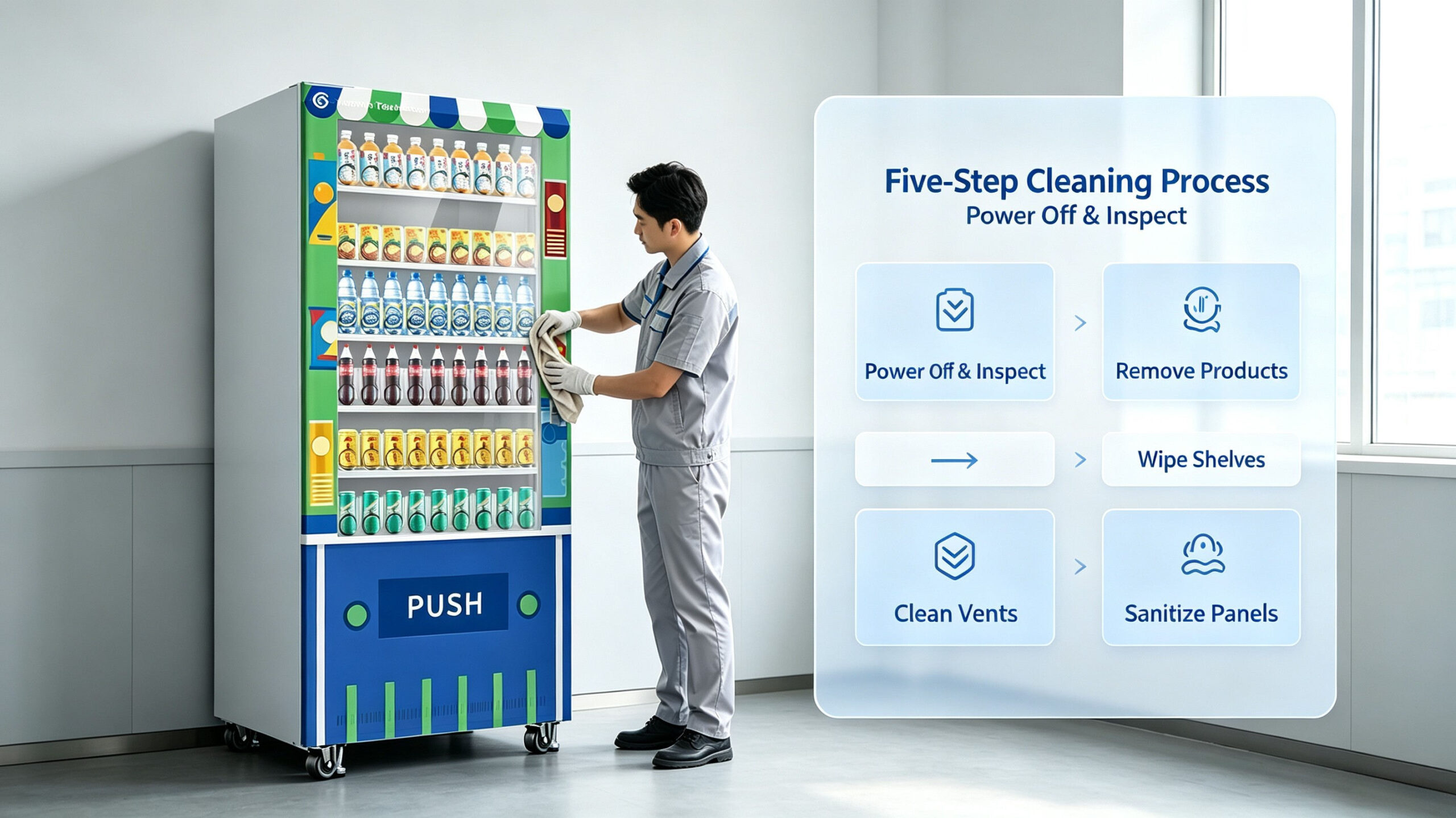 How to Clean a Vending Machine