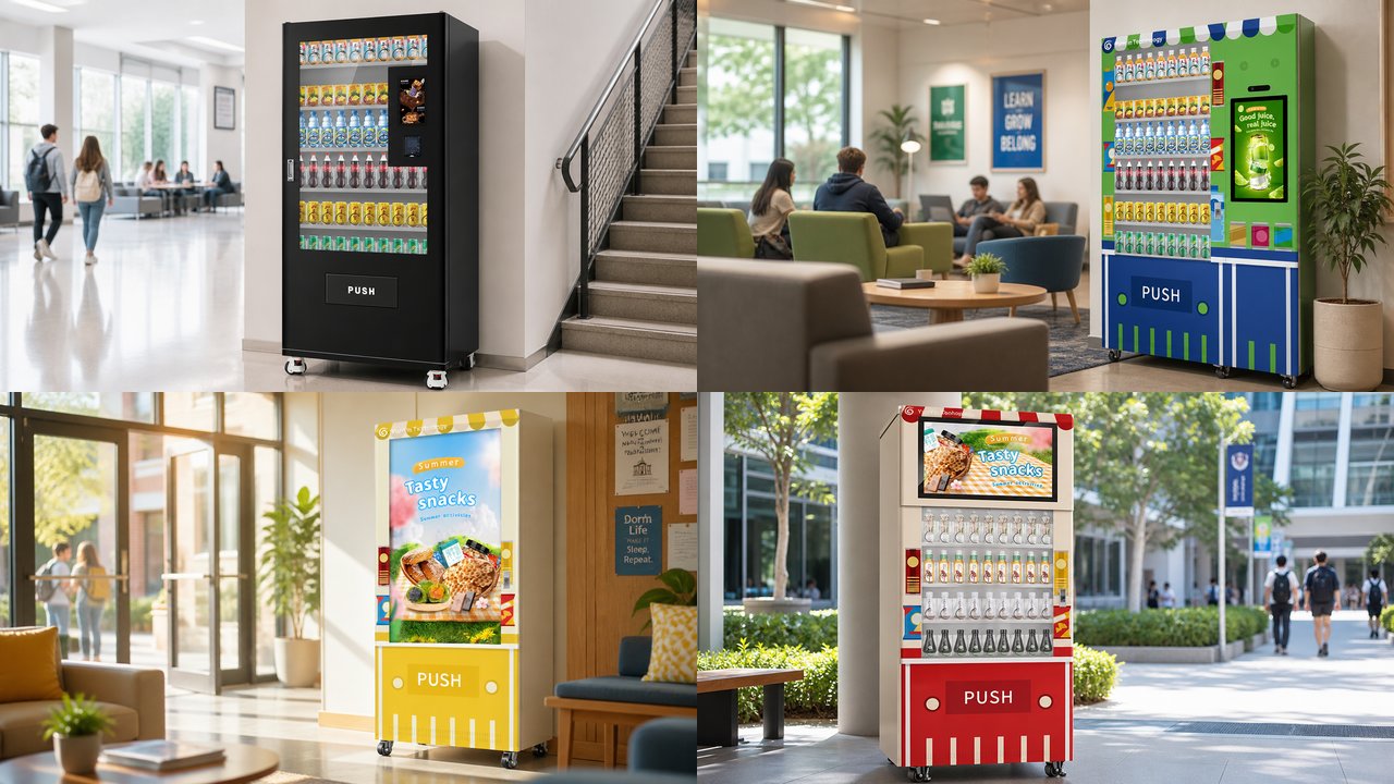 Intelligent technology makes campus vending machines easier to manage