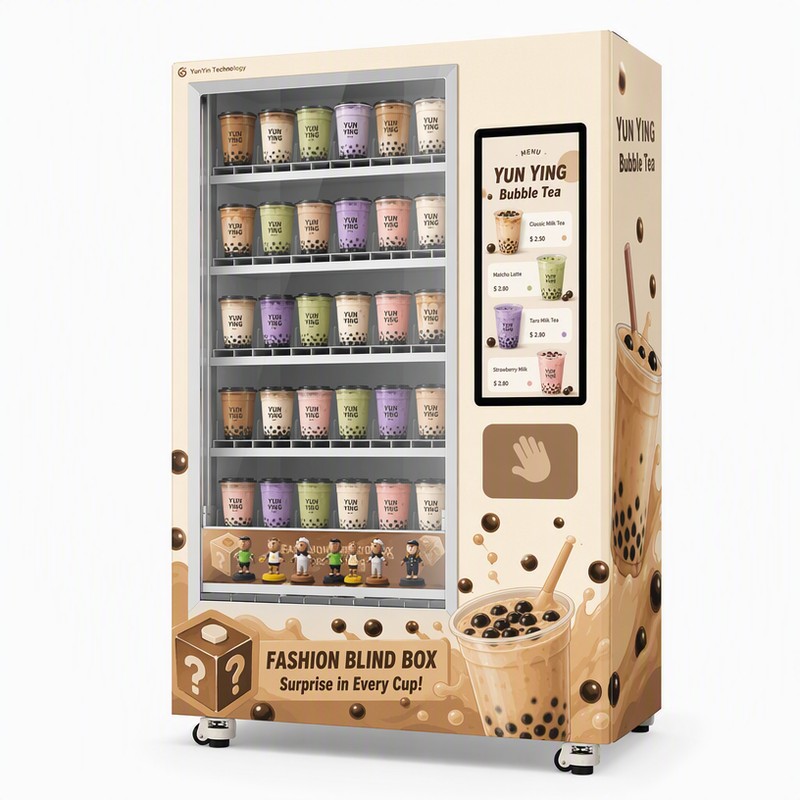 S4 | 21.5-inch conveyor lifting bubble tea vending machine