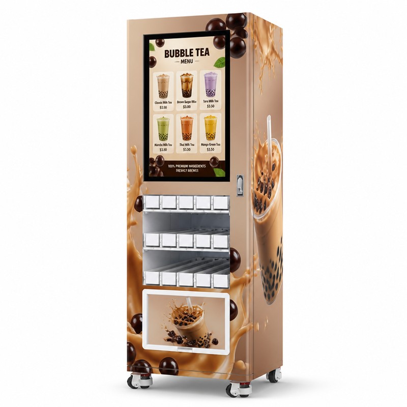 S9 | 32-inch upper window direct lift and direct drop bubble tea vending machine