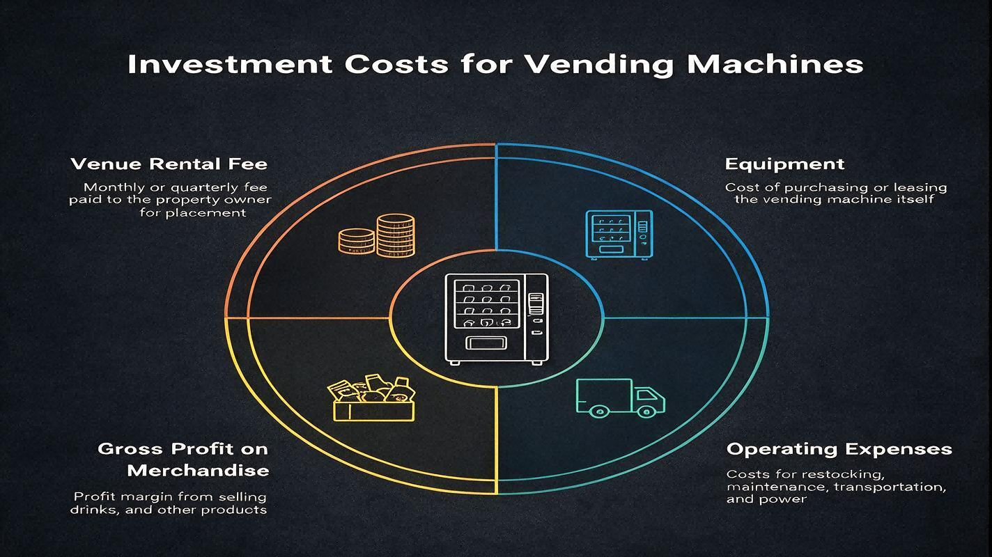 The Main Cost Structure of Vending Machine Investments