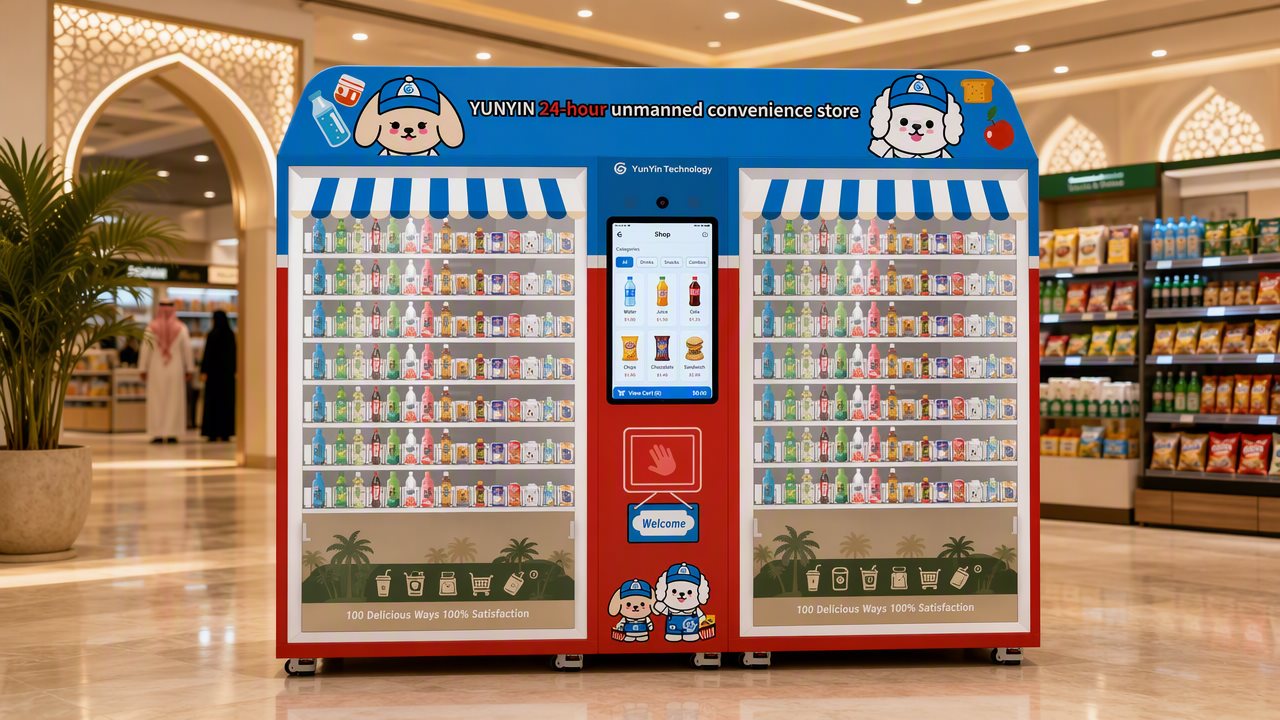 The unmanned convenience store project in the Saudi Arabian community
