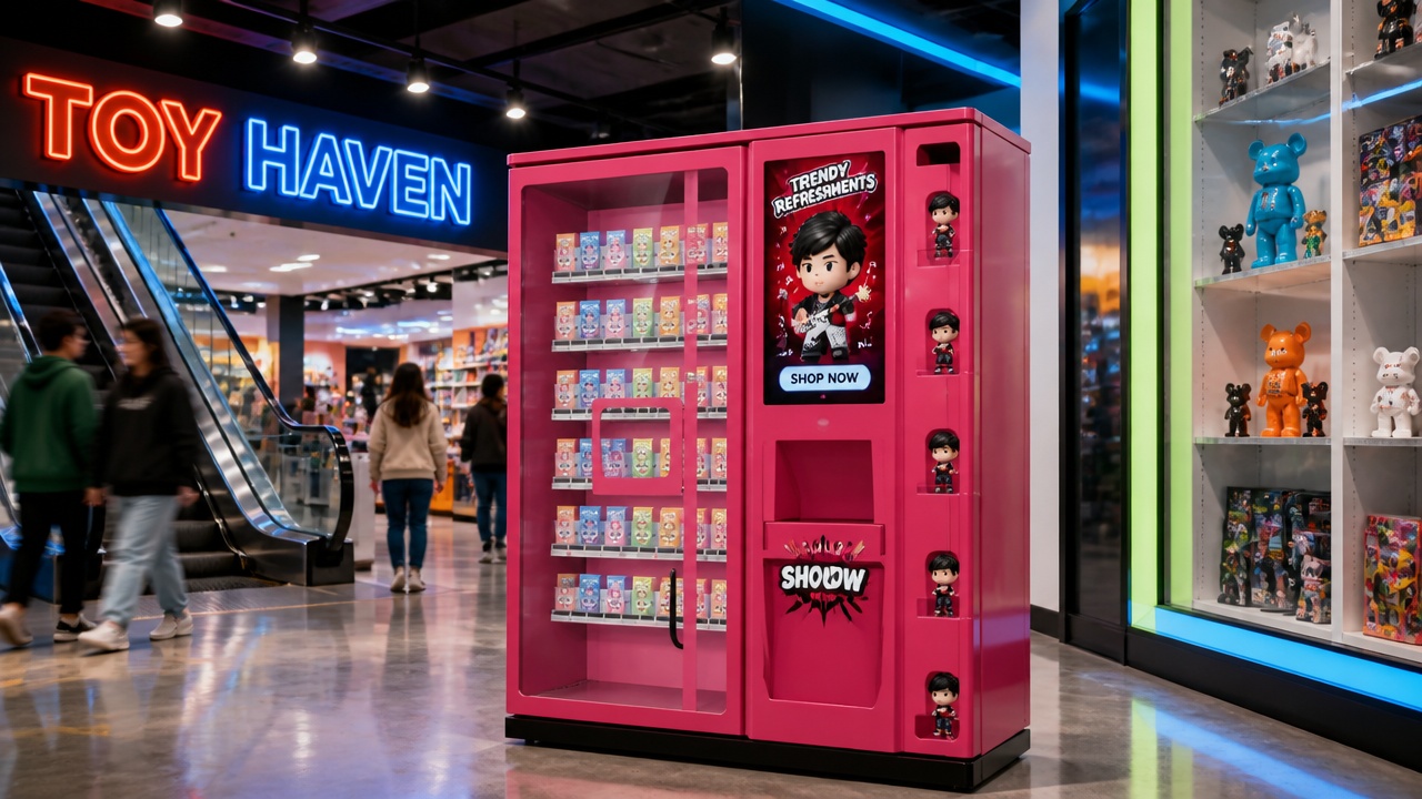 United States Elevator Vending Machine Project for Pop Culture Retail Store Product S2 Elevator Vending Machine