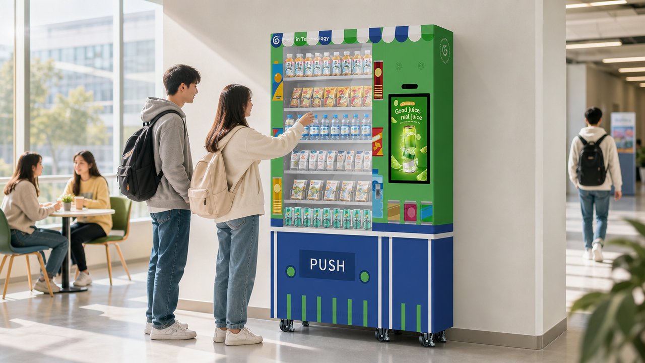 What benefits do vending machines bring to schools