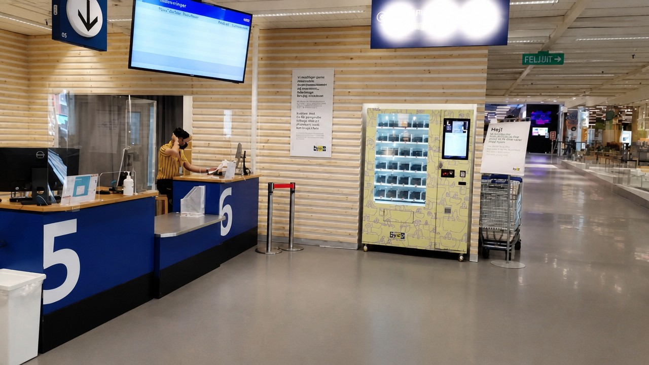 What is the passive income from vending machines